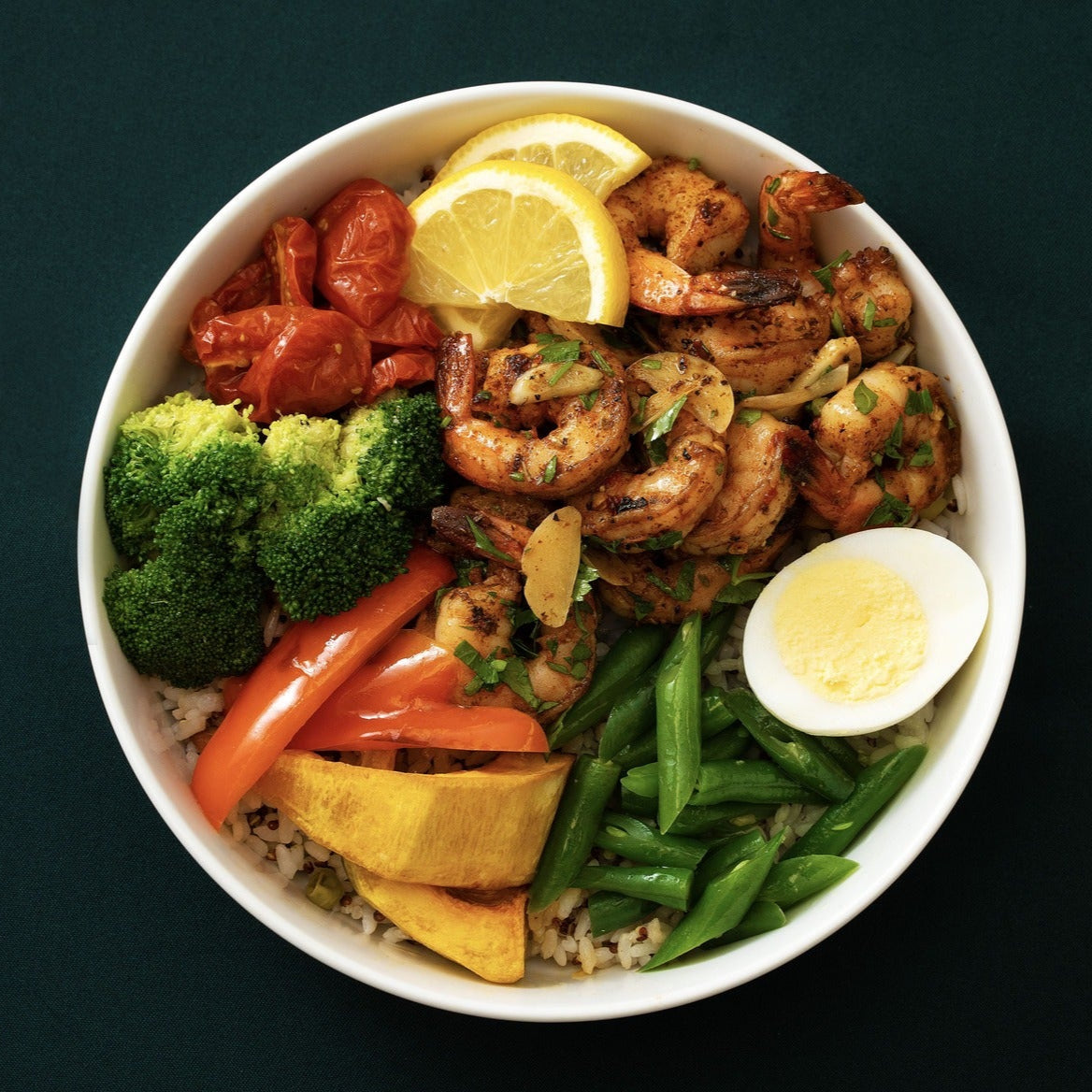 Mediterranean Herb Shrimp Rice Box - B-BOX.