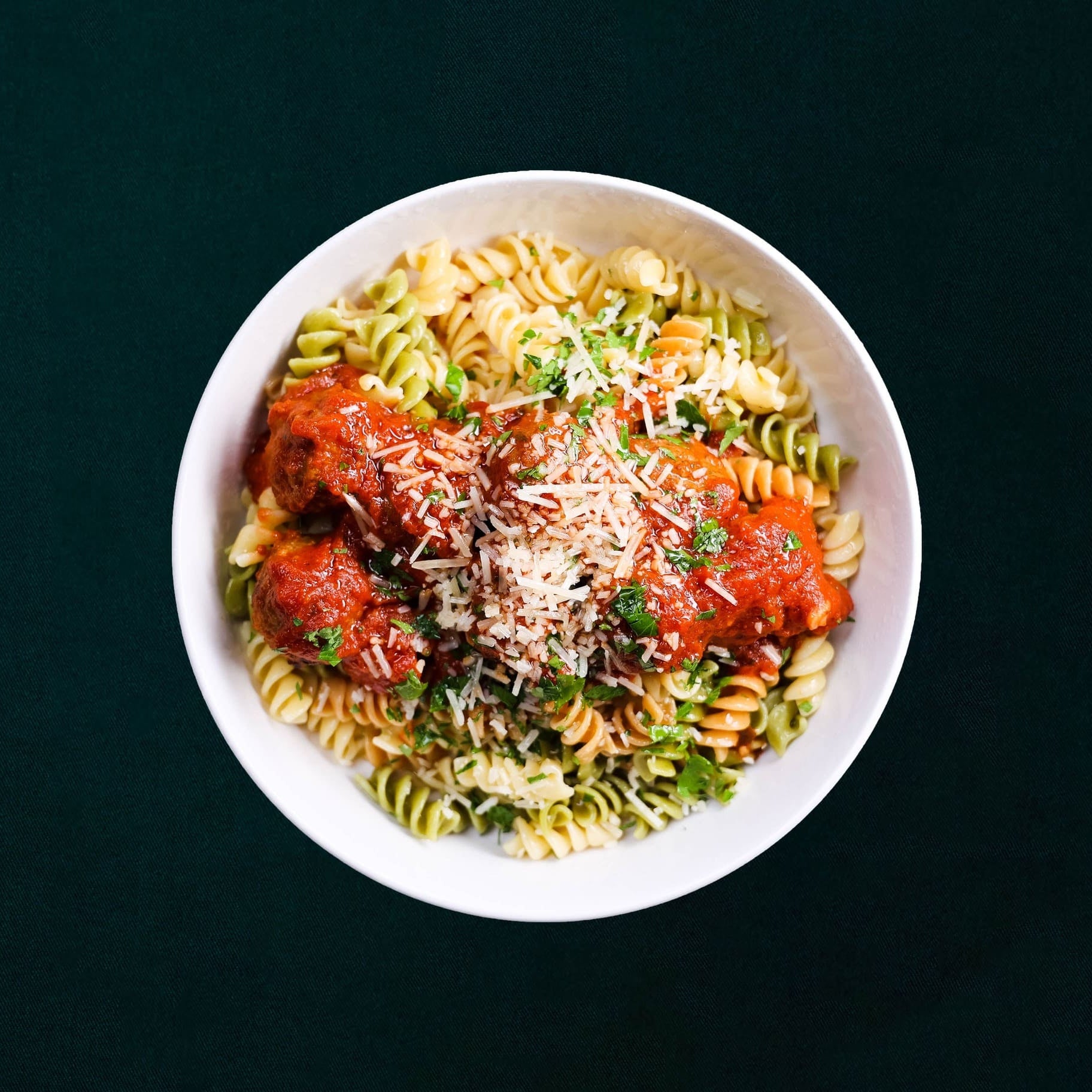 Beef Meatballs Marinara Pasta - B-BOX.