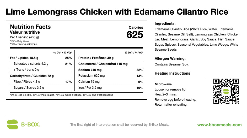 Lime Lemongrass Chicken with Edamame Cilantro Rice