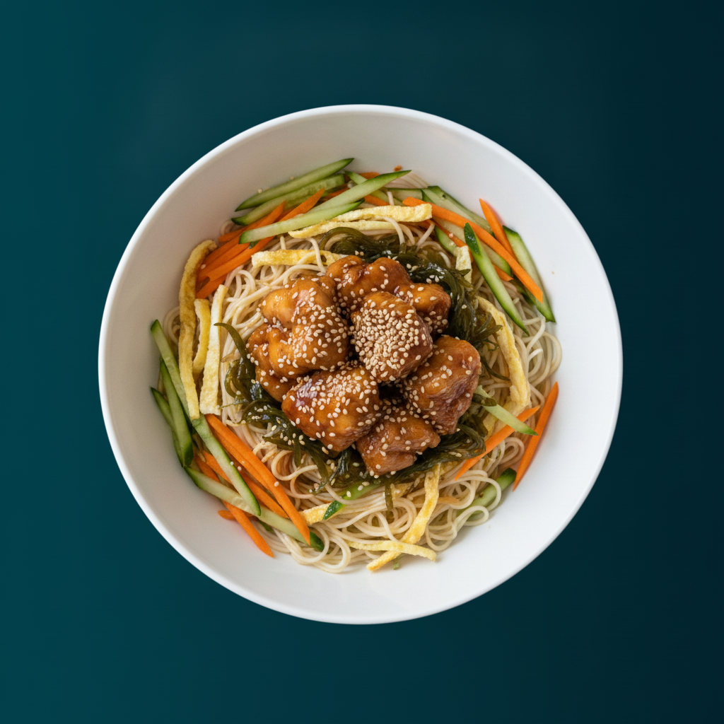 Korean Sweet & Spicy Chicken Noodles🌶️