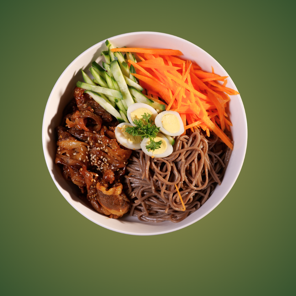 Japanese Teriyaki Beef Cold Soba Bowl