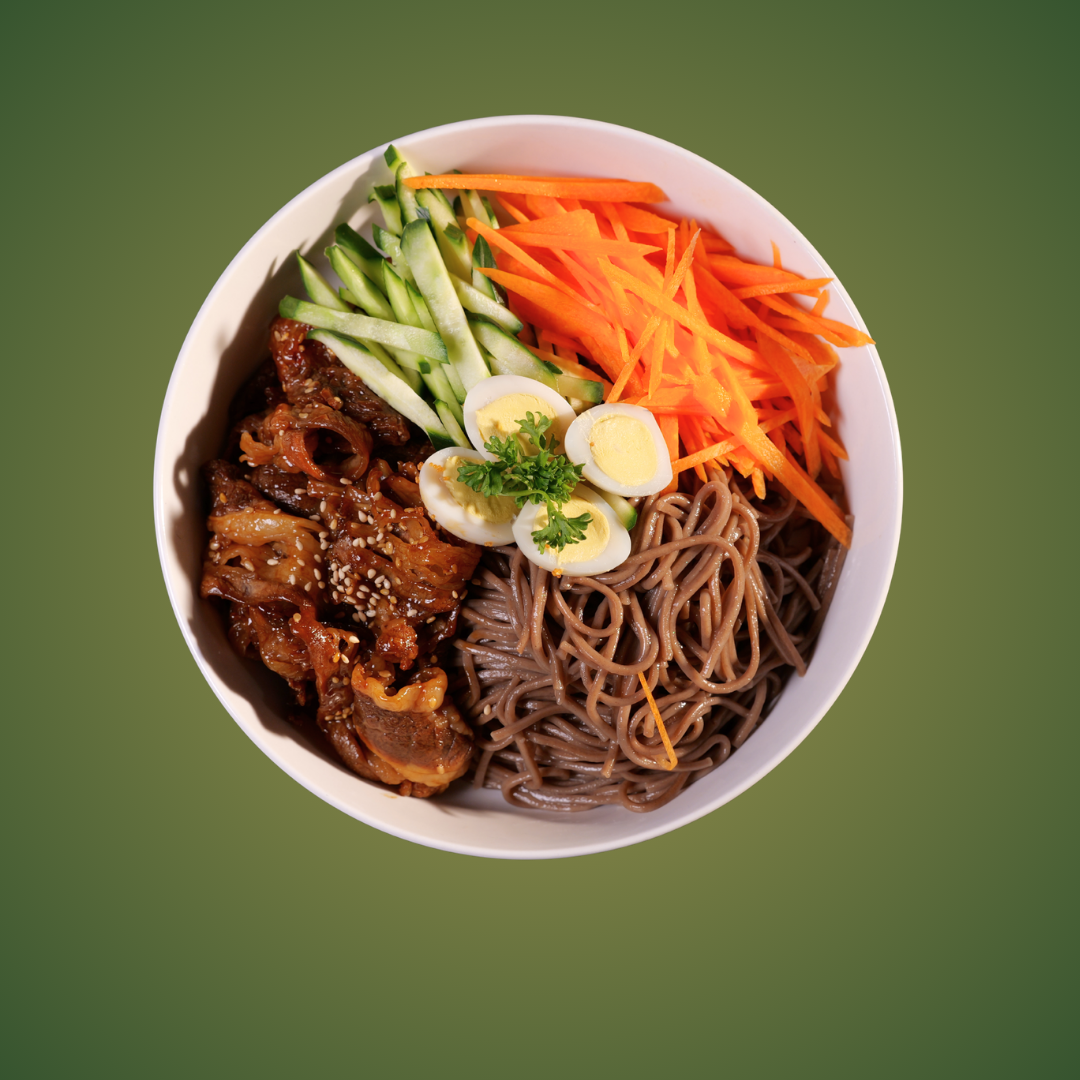 Japanese Teriyaki Beef Cold Soba Bowl