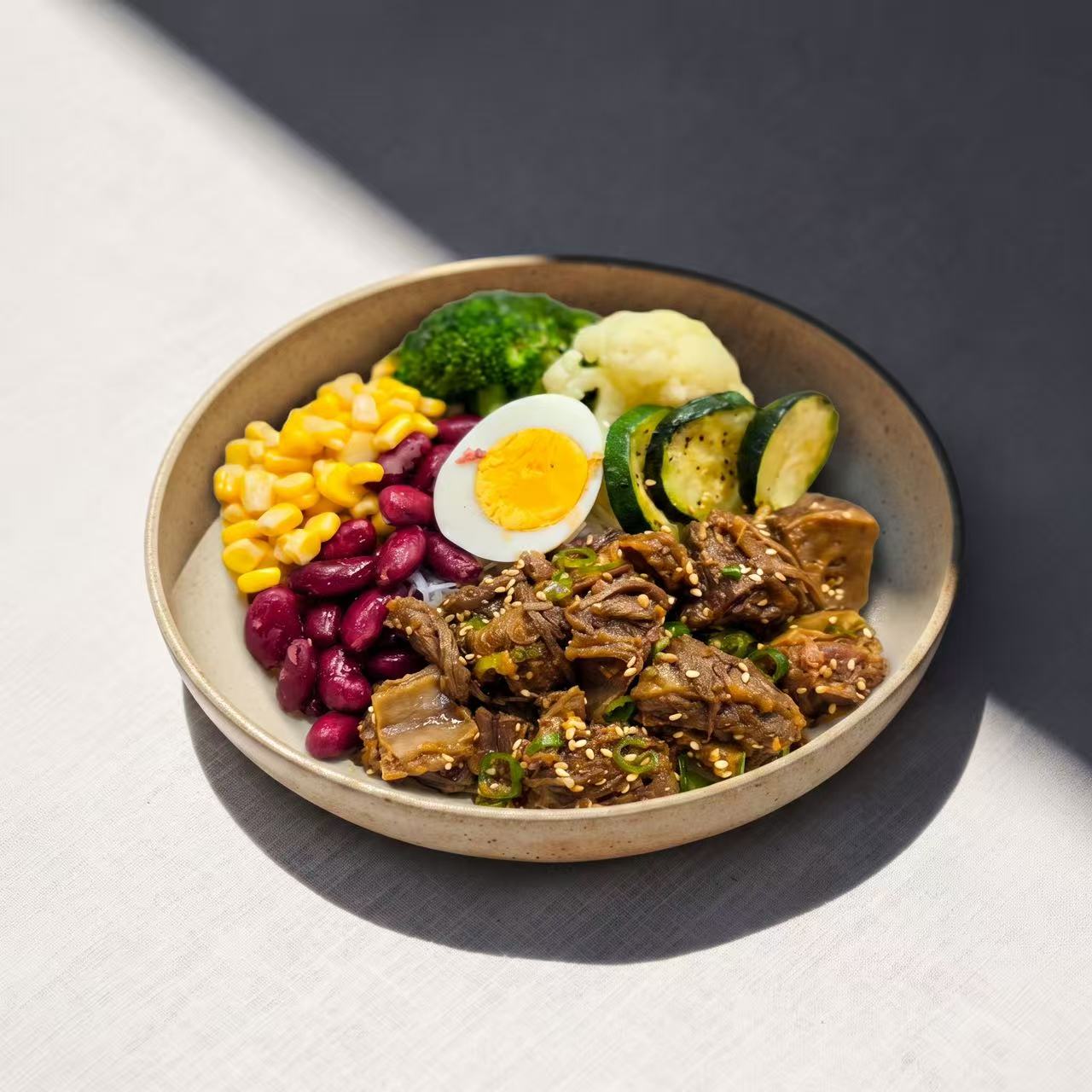 Slow-Cooked Garlic Beef Short Rib Bowl