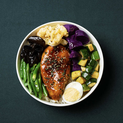 Japanese-Style Chicken Breast with Purple Sweet Potato Box