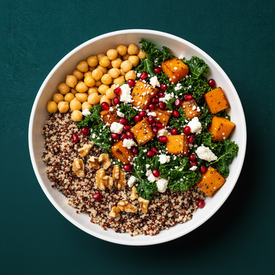 Pumpkin Quinoa Bowl (Vegetarian)