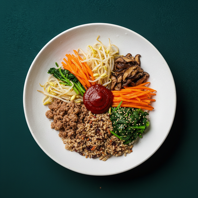 Korean Bibimbap Bowl(Pork)