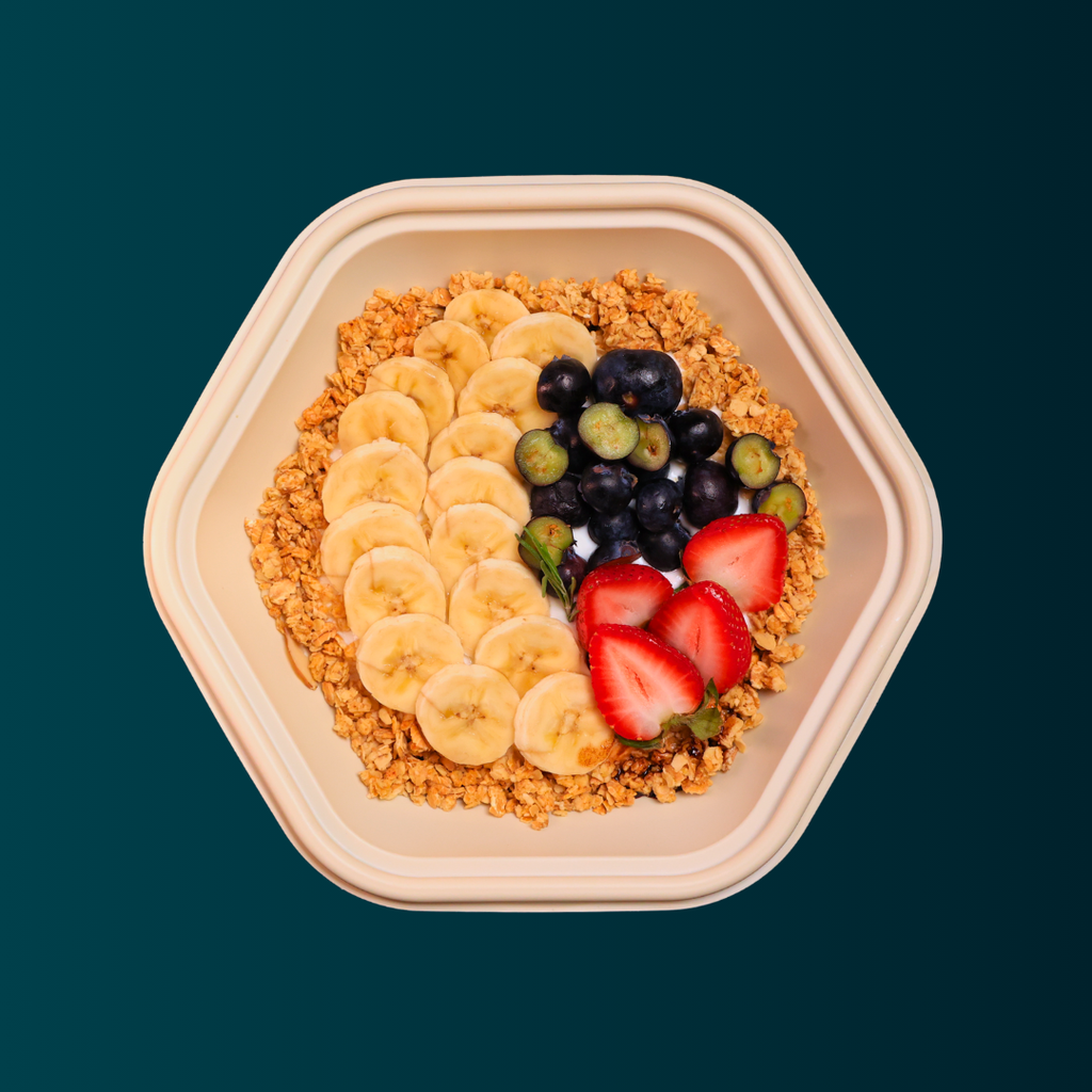 Chocolate Banana Oat & Chia Yogurt Bowl
