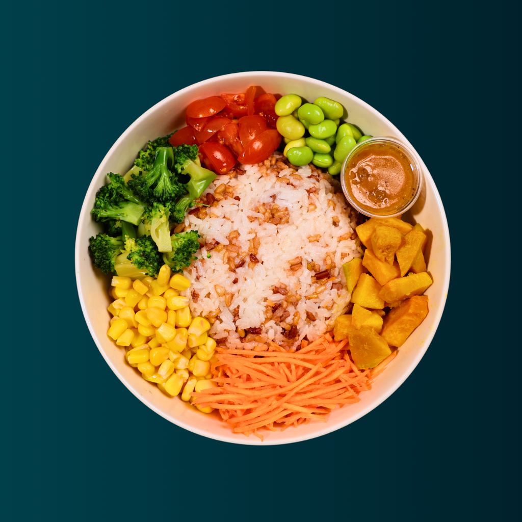 Rainbow Power Rice Bowl (Veg)