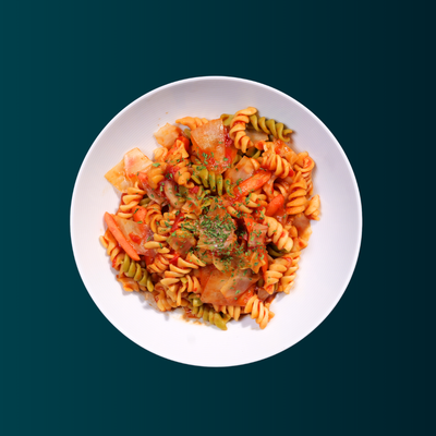 Italian Veggie Tomato Fusilli (Vegetarian)
