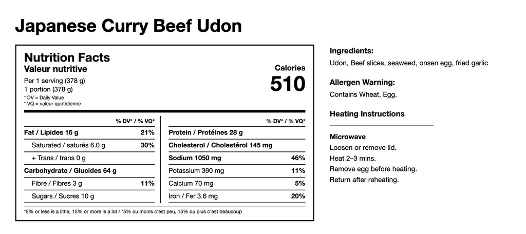 Japanese Curry Beef Udon