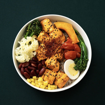 Seared Salmon Rice Box