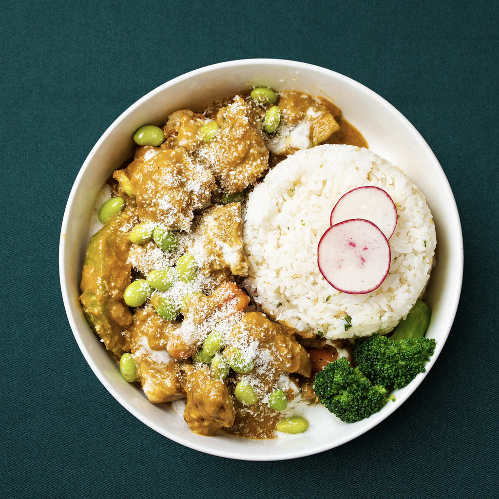 Thai Yellow Curry Beef Rice Box - B-BOX.
