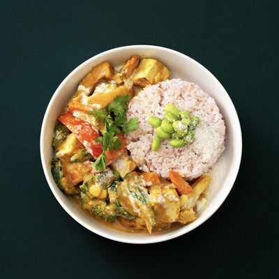 Thai Coconut Yellow Curry Tofu &amp; Vegetable Box