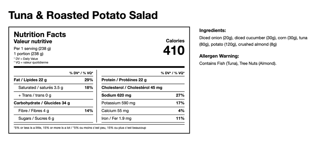 Tuna & Roasted Potato Salad