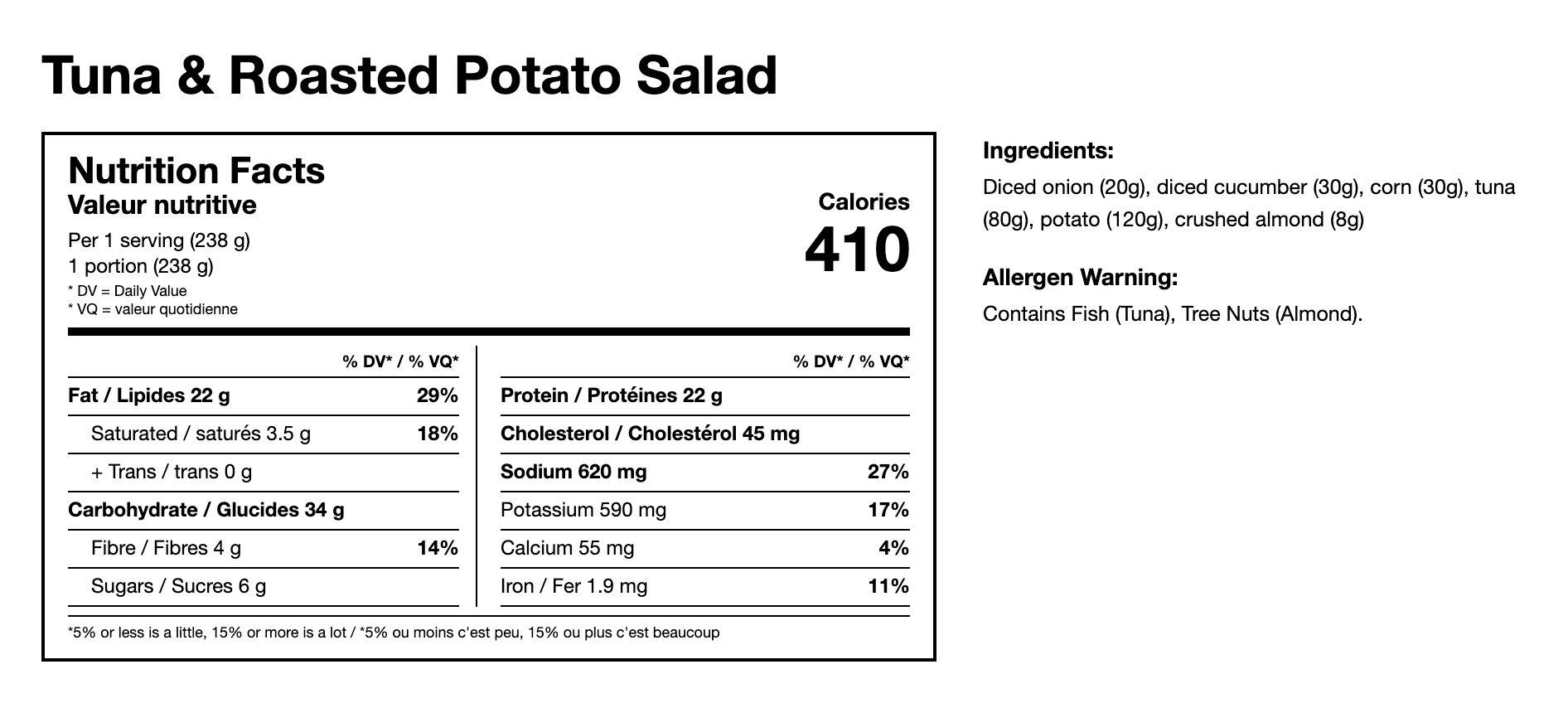 Tuna & Roasted Potato Salad
