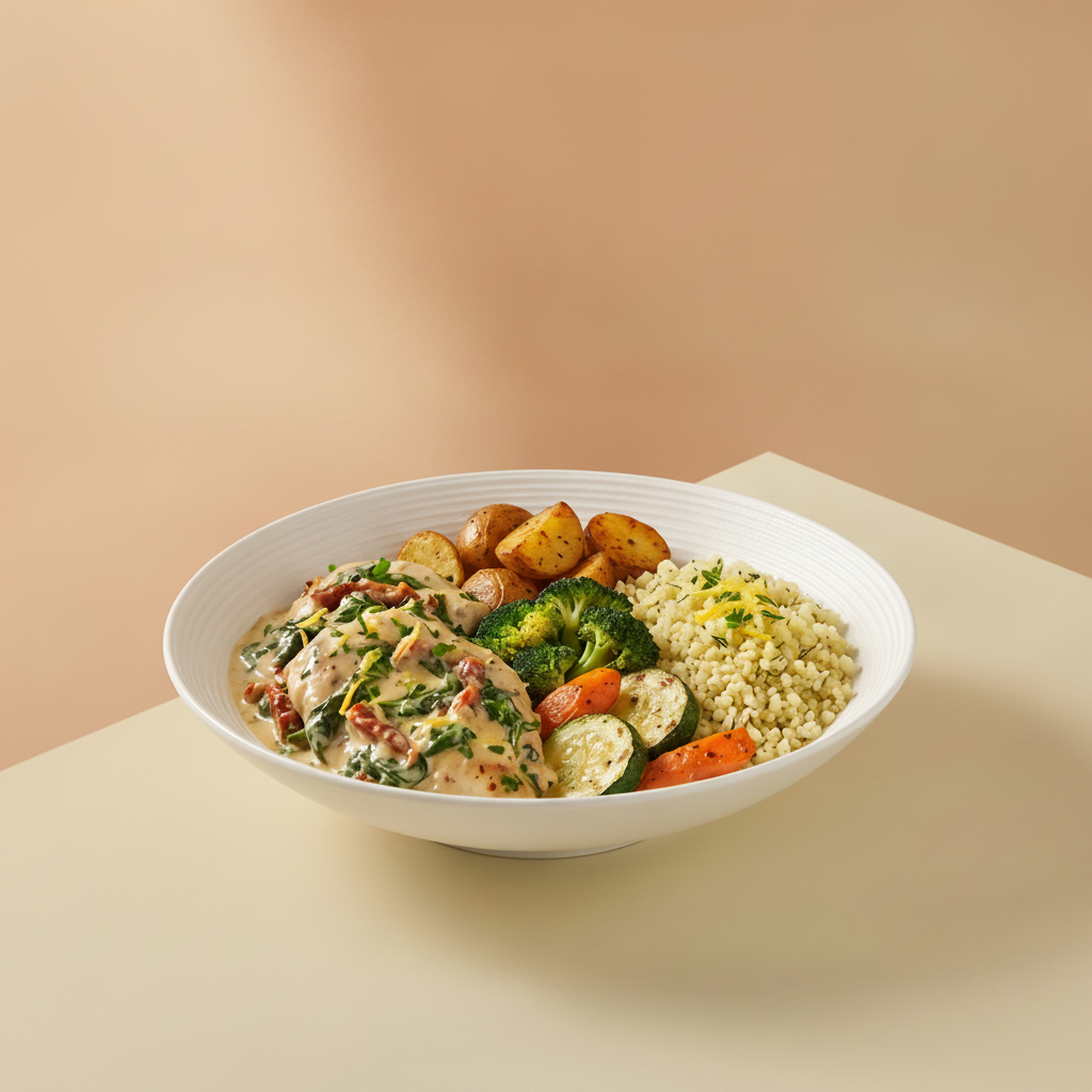 Tuscan Cream Chicken Couscous