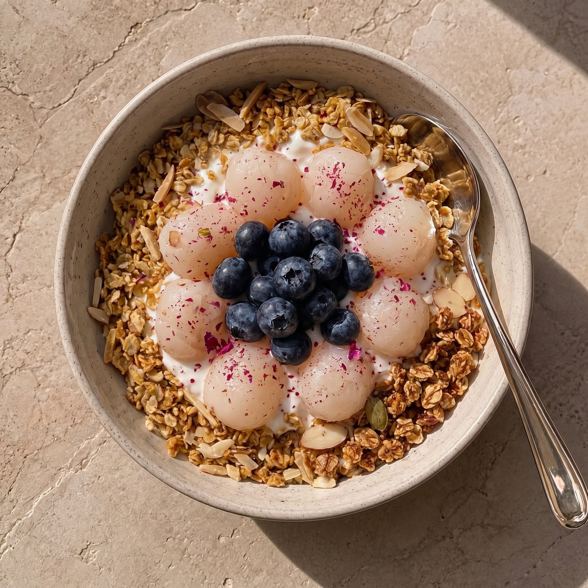 Lychee Rose Garden Yogurt Bowl