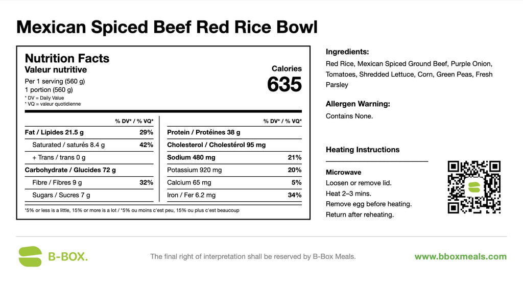 Mexican Beef Energy Bowl