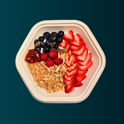 Mixed Berry Oat & Chia Yogurt Bowl