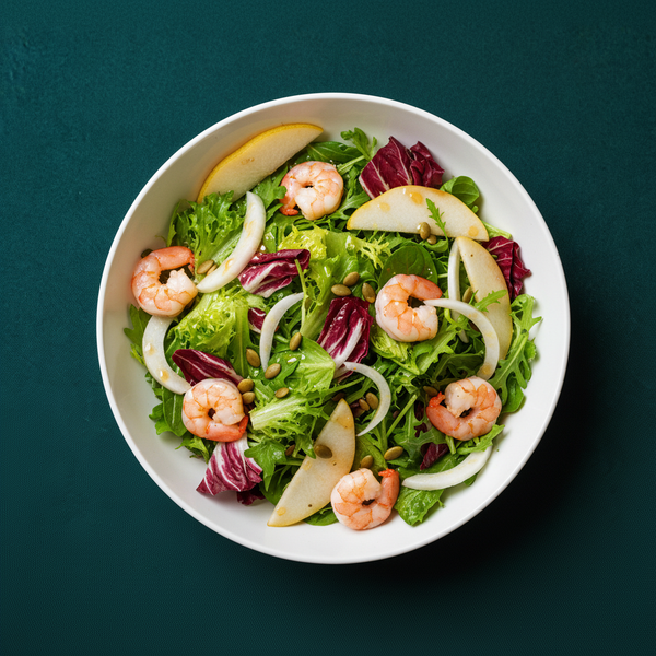 Fennel, Pear & Shrimp Salad