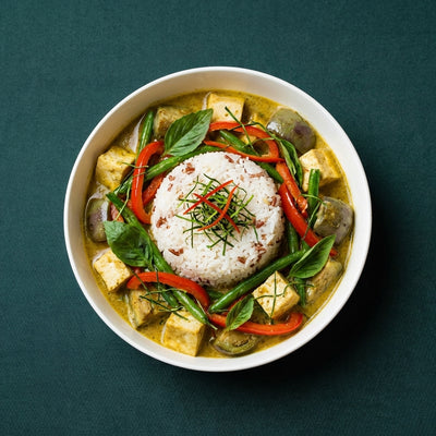 Thai Green Curry Tofu Box (Vegetarian)