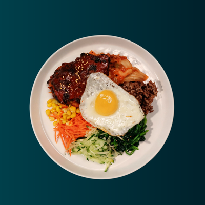 Korean Gochujang Chicken Rice Box