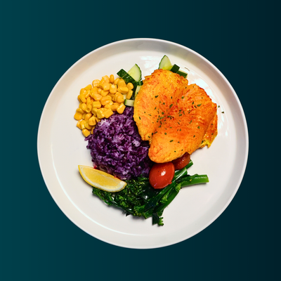 Lemon Butter Fish Fillet Rice Box