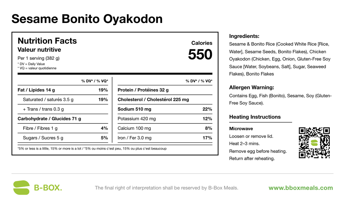 Sesame Bonito Oyakodon