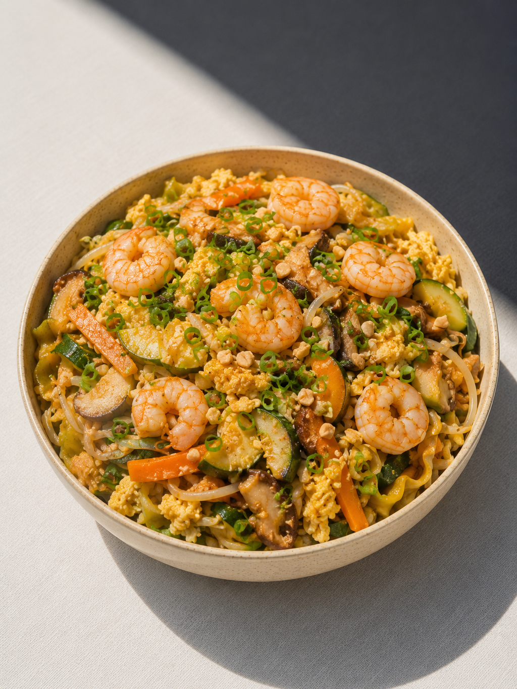 Thai Prawn & Egg Konjac Pad Thai