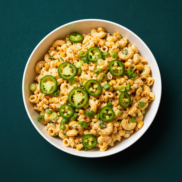 Mexican Chili Corn Pasta Salad (Vegetarian)