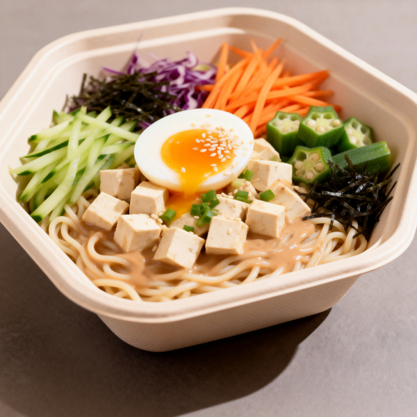 Summer Miso Soy Milk Cold Noodles